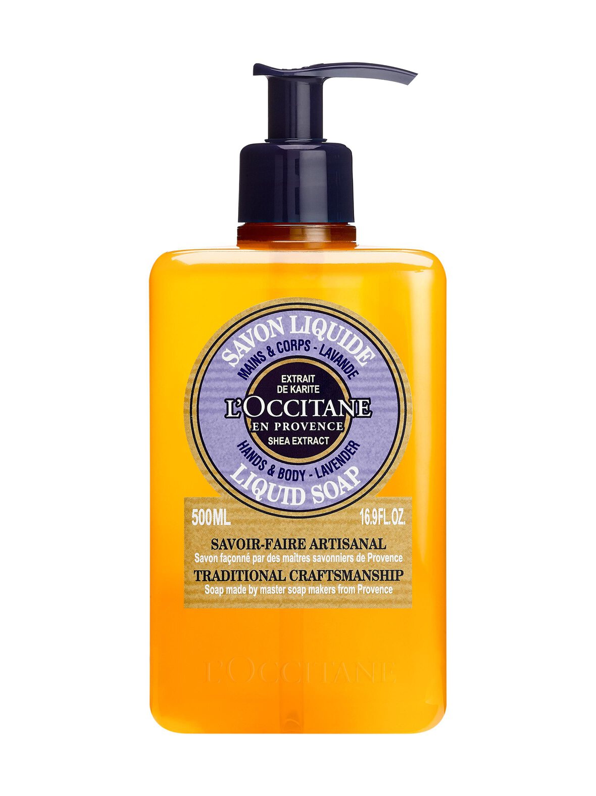 Shea Lavend Liquid Soap -nestesaippua 500 ml