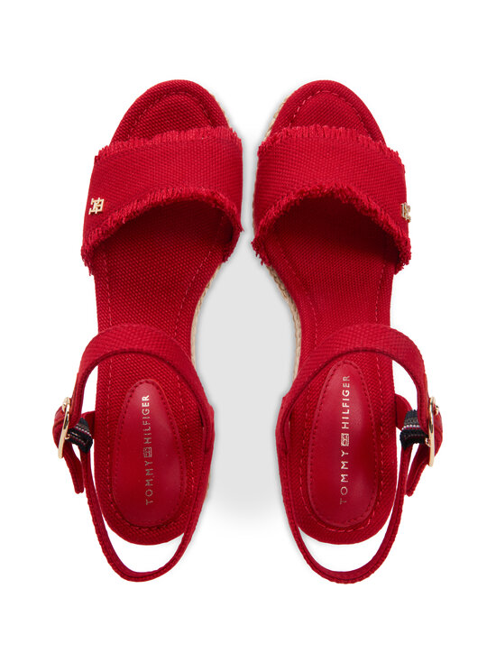 Tommy Hilfiger - Sandaalid Mid Wedge Espad Fringe - XLG PRIMARY RED | Stockmann - photo 2