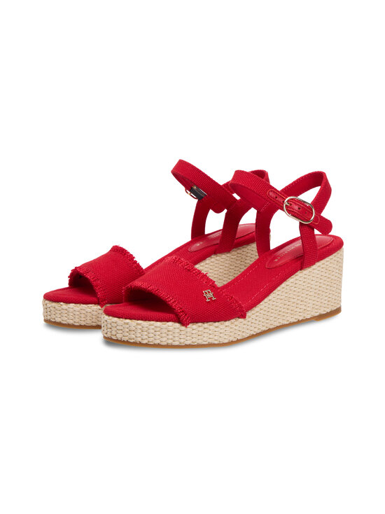 Tommy Hilfiger - Sandaalid Mid Wedge Espad Fringe - XLG PRIMARY RED | Stockmann - photo 4