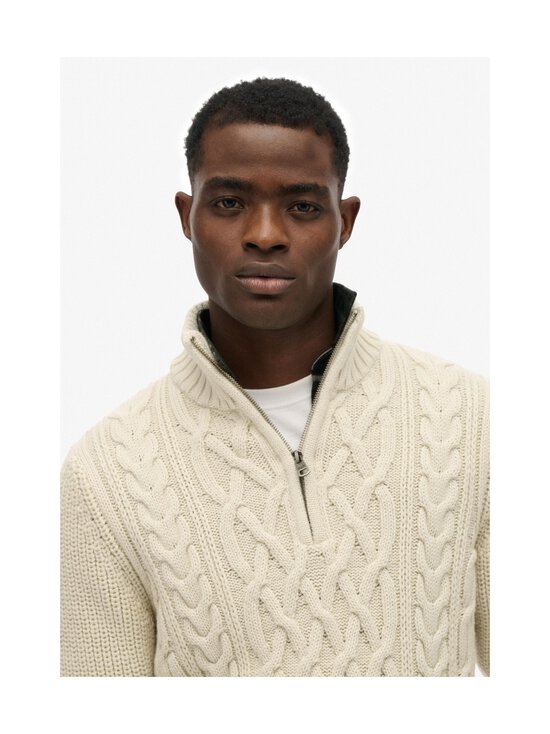 Superdry - Jacob-palmikkoneule - 39E ECRU - photo 3 Superdry - Jacob-palmikkoneule - 39E ECRU | Stockmann - photo 3