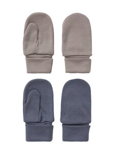 Name It - NmmWillit merīnvilnas dūraiņi 2 gab. - SATELLITE PACK:2P SATELITE + FOLKSTONE GREY | Stockmann