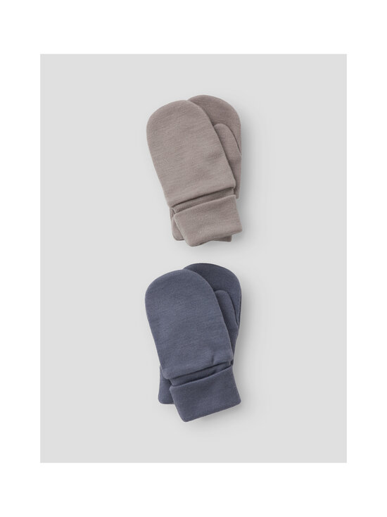 Name It - NmmWillit merīnvilnas dūraiņi 2 gab. - SATELLITE PACK:2P SATELITE + FOLKSTONE GREY | Stockmann - photo 2