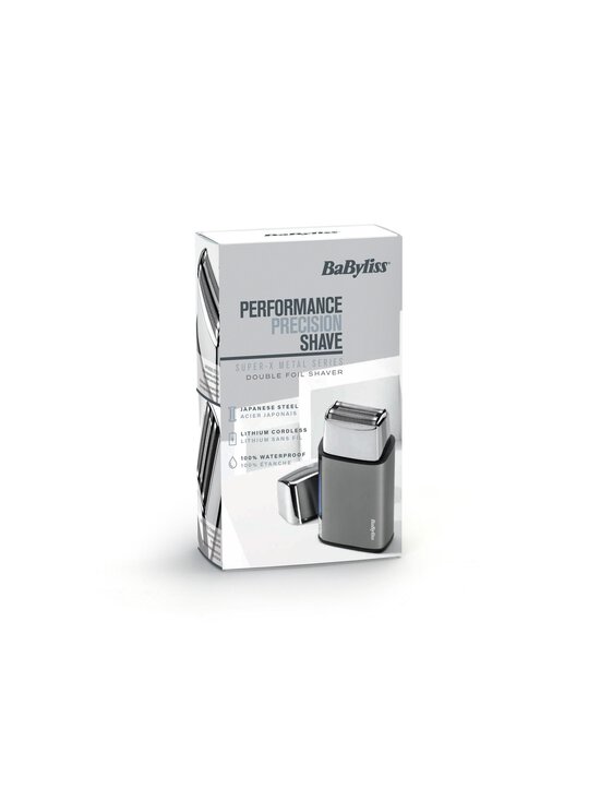 Babyliss - Super X Metal Double Foil -parranajokone - CHROME | Stockmann - photo 8