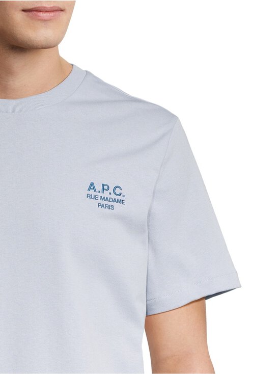 A.P.C - Jersey Standard Rue Madame t-paita - BLEU CLAIR/BLEU FONCE | Stockmann - photo 4