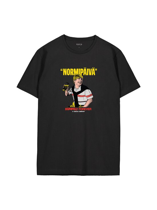 Makia - Ihan Normipäivä Kummeli t-paita - 999 BLACK | Stockmann - photo 1