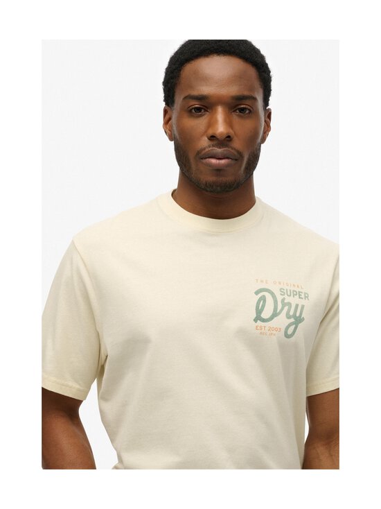 Superdry - Tap Room Oversized t-paita - NLY DUSTY WHITE | Stockmann - photo 4
