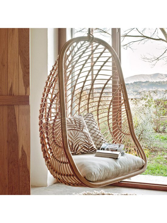 Kave Home - Ekaterina-riipputuoli rottinki/valkoinen - BROWN | Stockmann - photo 8