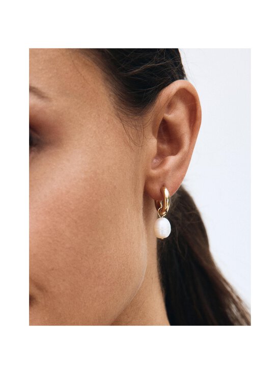 Edblad - Kullatud kõrvarõngad Perla Hoops L - GOLD | Stockmann - photo 2