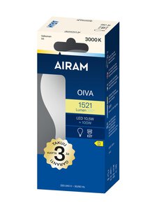 Airam - LED A60 830 1521lm E27 360 Oiva -opaalilamppu - TRANSPARENT | Stockmann