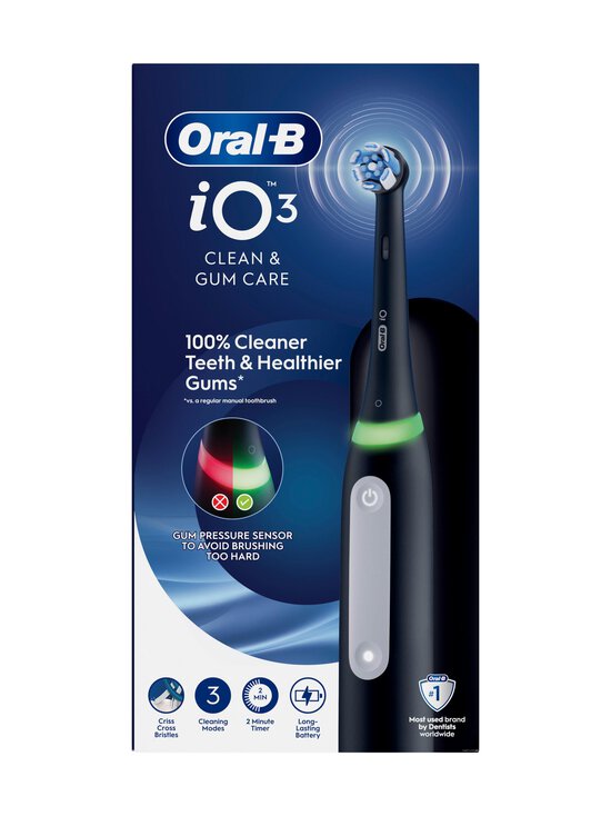 Oral-B - iO3-sähköhammasharja - BLACK | Stockmann - photo 2