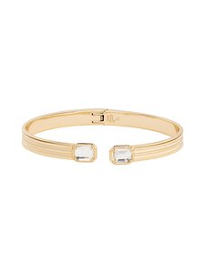Lauren Ralph Lauren - Ribbed Stone Cuff -rannekoru - GOLD / CRYSTAL | Stockmann