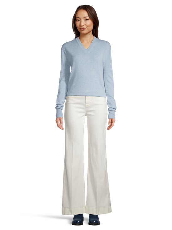 Stella McCartney - Recycled Cashmere V Neck -neulepusero - 4008 SKY BLUE | Stockmann - photo 2