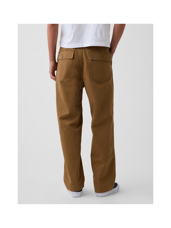 GAP - Herringbone 90s Loose -housut - CREAM CARAMEL | Stockmann - photo 4