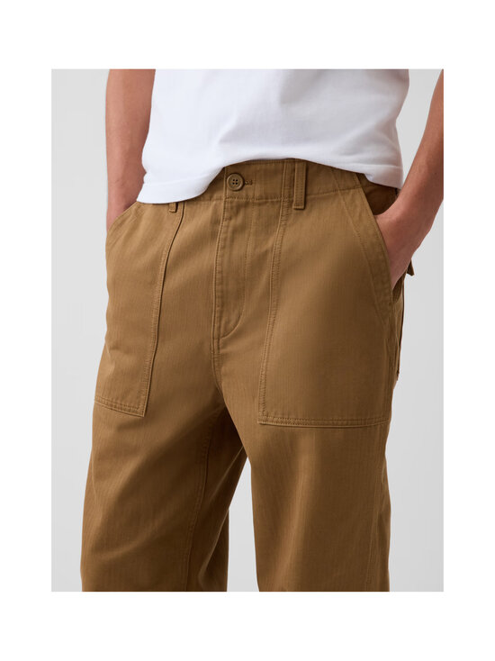 GAP - Herringbone 90s Loose -housut - CREAM CARAMEL | Stockmann - photo 5