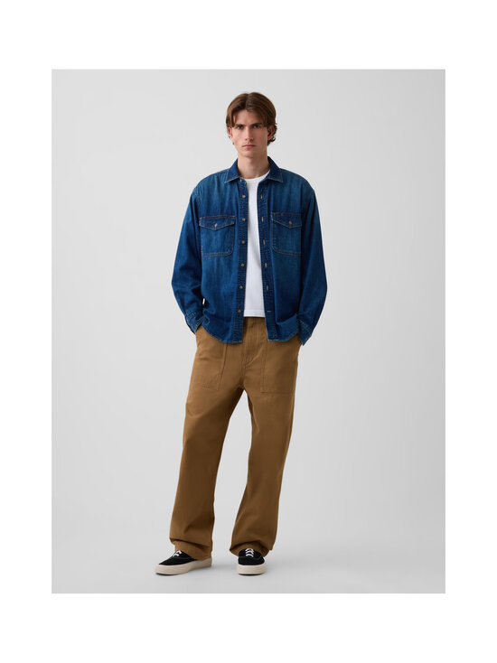 GAP - Herringbone 90s Loose -housut - CREAM CARAMEL | Stockmann - photo 6