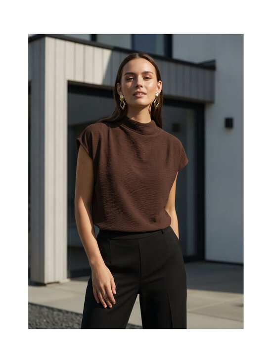 Vila - Visurashil Funnelneck -paita - COFFEE BEAN | Stockmann - photo 5