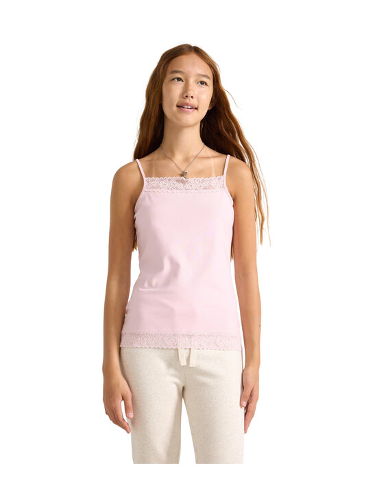 Lindex - Mežģīņu apmales tops - 7931 PINK | Stockmann - photo 3