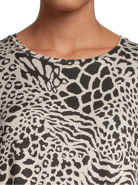 A+more - Öösärk Ava Jersey - BLACK/WHITE ANIMAL | Stockmann - photo 4