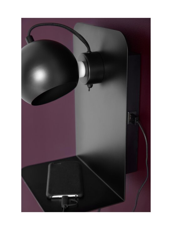 Frandsen - Ball USB -seinävalaisin - MATT BLACK | Stockmann - photo 2