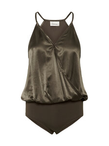 MY ESSENTIAL WARDROBE - MWEstelle Wrap bodijs - 130 MAJOR BROWN | Stockmann