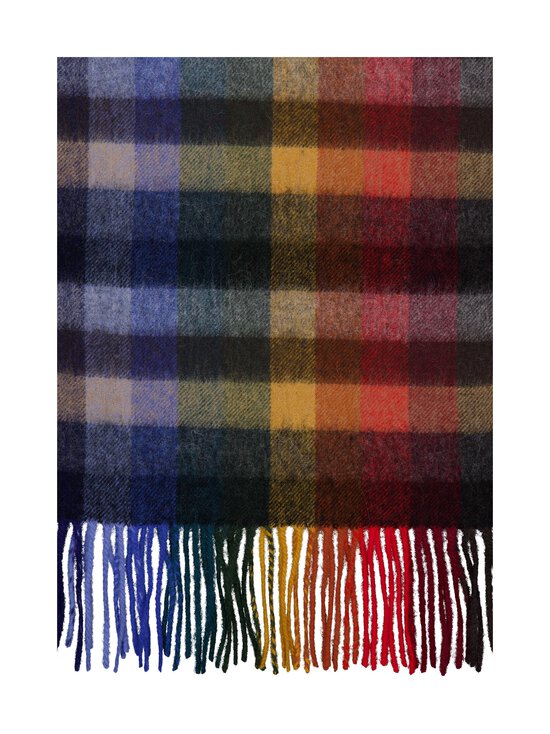Stockholm Kravatt - Multi Check Wool -kaulaliina 30 x 200 cm - 3 BLUE | Stockmann - photo 2