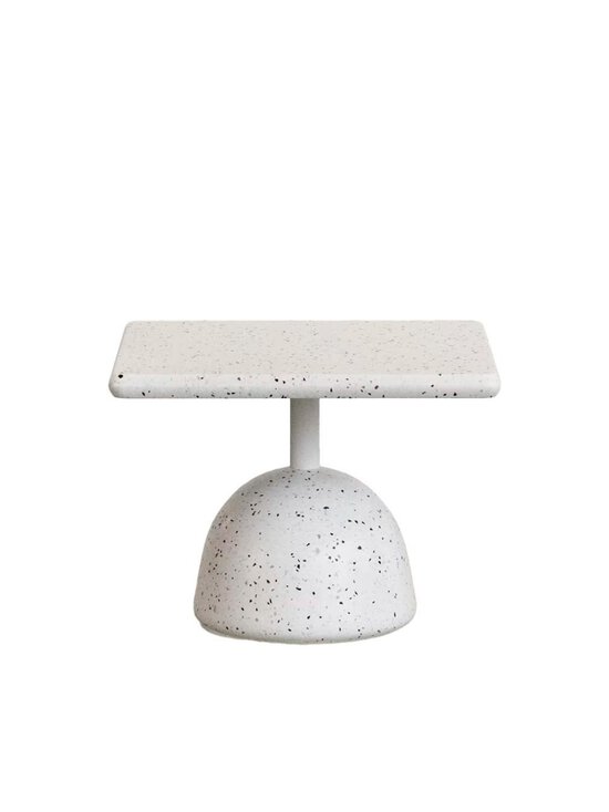 Kave Home - Saura-sohvapöytä valkoinen terrazzo 48 x 48 cm - WHITE | Stockmann - photo 1