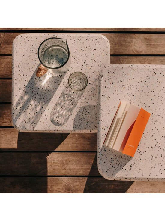 Kave Home - Saura-sohvapöytä valkoinen terrazzo 48 x 48 cm - WHITE | Stockmann - photo 5