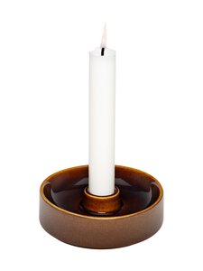 Arabia - Kirnu-kynttilänjalka 11 x 3,5 cm - BROWN | Stockmann