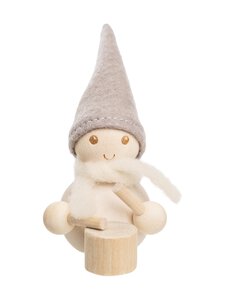 Aarikka - Pakkanen Rumpali -koriste-esine - U008 WHITE | Stockmann