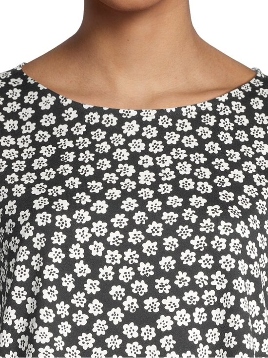 Marimekko - Toivossa Pukettimeri -trikootunika - 991 BLACK, OFF WHITE | Stockmann - photo 4
