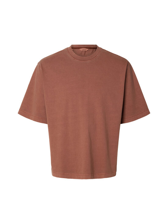 Selected - SlhBoxyCory O-Neck T-krekls - CHERRY MAHOGANY | Stockmann - photo 1