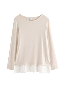 Lindex - Trikoosärk Pitsäär - 9805 BEIGE | Stockmann