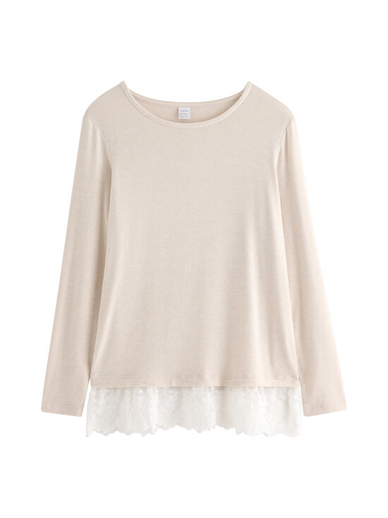 Lindex - Trikoosärk Pitsäär - 9805 BEIGE | Stockmann - photo 1