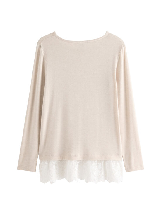 Lindex - Trikoosärk Pitsäär - 9805 BEIGE | Stockmann - photo 2