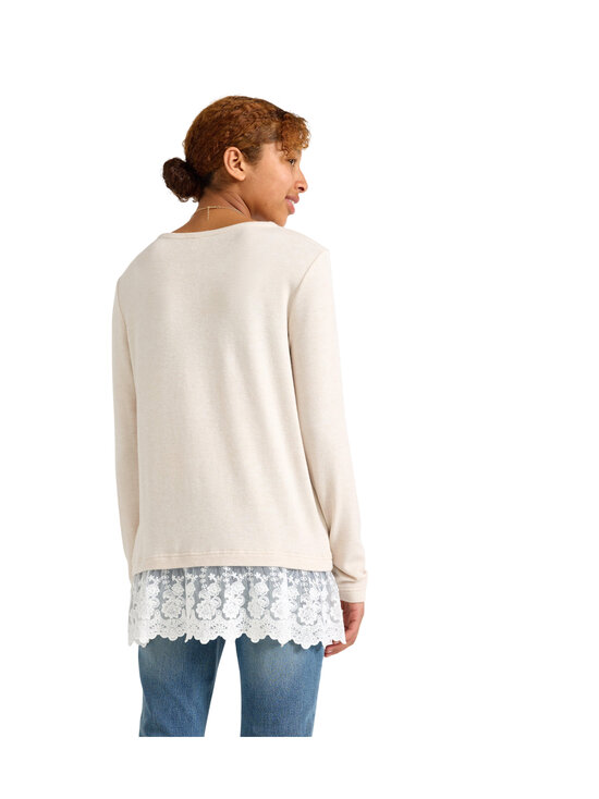 Lindex - Trikoosärk Pitsäär - 9805 BEIGE | Stockmann - photo 4