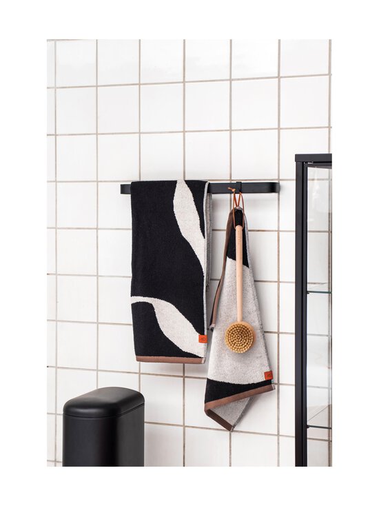 Mette Ditmer Denmark - Nova Arte viesu dvieļi 40 x 55 cm, 2 gab. - 09 BLACK / OFF-WHITE | Stockmann - photo 2