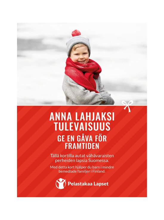Pelastakaa Lapset Ry - Joululahjoitus Pelastakaa Lapset ry:lle 20 € - 3 | Stockmann - photo 1
