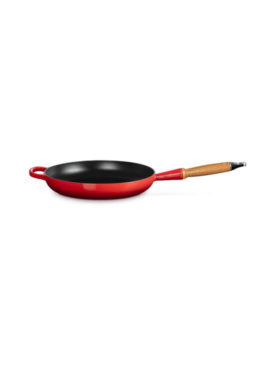 Le Creuset - Le Creuset Signature Frying Pan with wooden handle ø 28 cm - CERISE - photo 2 Le Creuset - Le Creuset Signature Frying Pan with wooden handle ø 28 cm - CERISE | Stockmann - photo 2