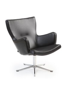 Conform - Gyro-nojatuoli käsinojilla Fantasy-nahka musta - BEIGE | Stockmann