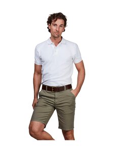 HANSEN&JACOB - Classic Chino -shortsit - KHAKI GREEN 54 | Stockmann