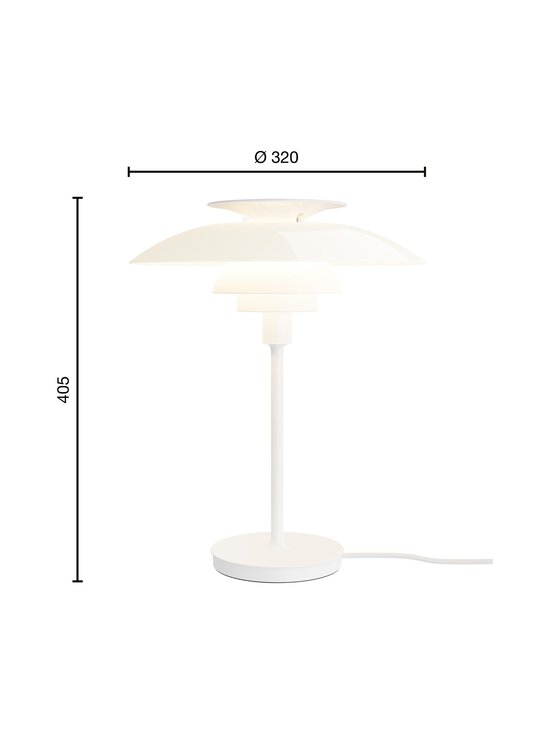 Louis Poulsen - PH 80 Table -pöytävalaisin - OPAL WHITE/WHITE | Stockmann - photo 3