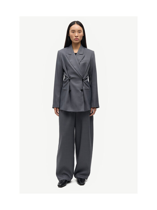 Samsoe Samsoe - Sahaper Pleat bikses - CLR000391 DARK GREY MEL. | Stockmann - photo 3