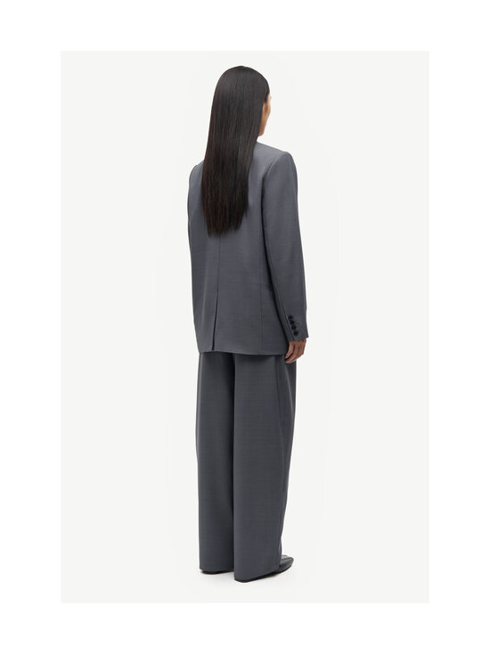 Samsoe Samsoe - Sahaper Pleat bikses - CLR000391 DARK GREY MEL. | Stockmann - photo 4
