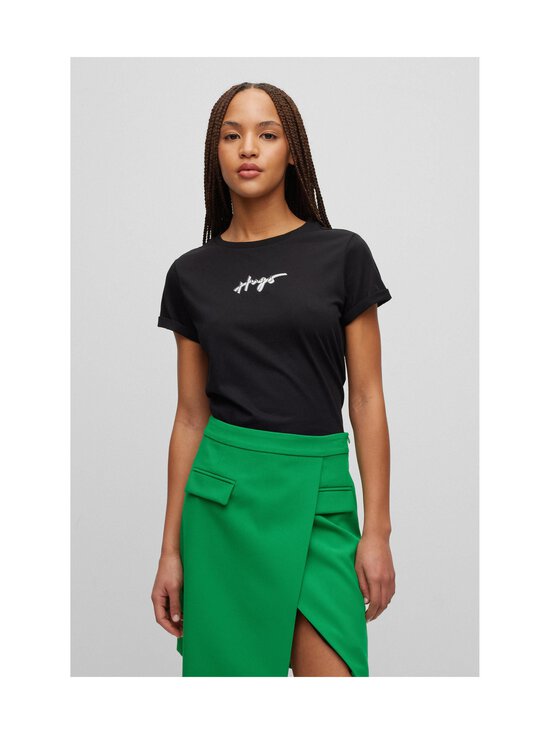 HUGO - Slim T-paita - 001 BLACK | Stockmann - photo 2