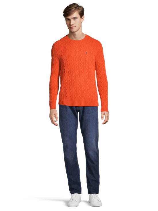 Polo Ralph Lauren - Palmikkoneule - DARK JAFFA ORANGE HTR - photo 2 Polo Ralph Lauren - Palmikkoneule - DARK JAFFA ORANGE HTR | Stockmann - photo 2