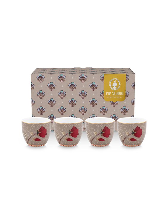 PIP Studio - Blooming Tales -munakuppi 4 kpl - KHAKI | Stockmann - photo 2