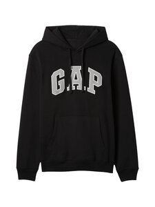 GAP - VintageSoft Arch Logo džemperis ar kapuci - TRUE BLACK V2 | Stockmann