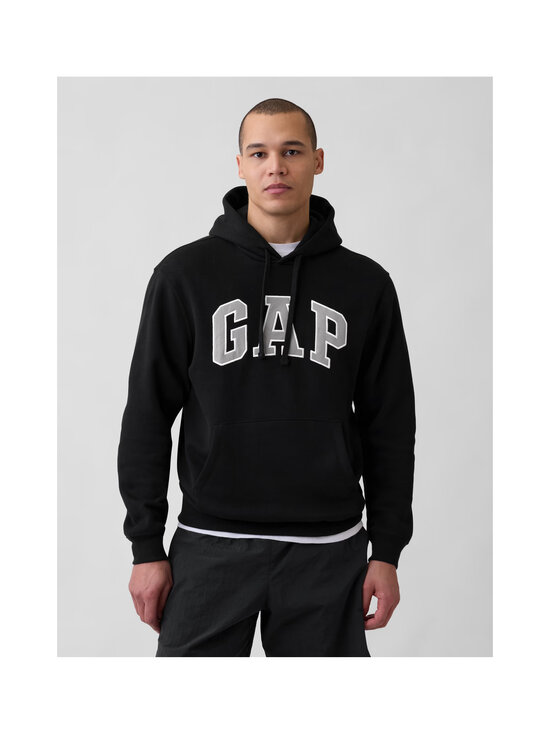 GAP - VintageSoft Arch Logo džemperis ar kapuci - TRUE BLACK V2 | Stockmann - photo 2