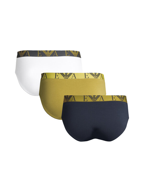 Emporio Armani - Alushousut 3-pack - MB636 BLU/MOSS/WHITE | Stockmann - photo 2