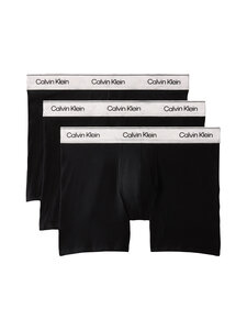 Calvin Klein Underwear - Boxer Brief -alushousut 3-pack - 4XB BLACK W/ SILVER HAZE WBS | Stockmann
